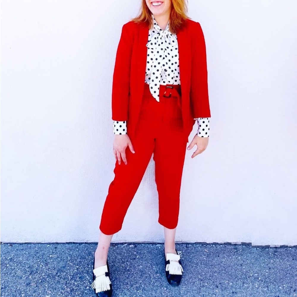 ASOS Red Pantsuit